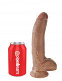 King Cock 9 Cock W-balls Tan " - iVenuss