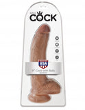 King Cock 9 Cock W-balls Tan " - iVenuss