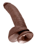 King Cock 9in Cock W-balls Brown - iVenuss