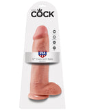 King Cock 12in Cock W-balls Flesh - iVenuss