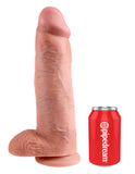 King Cock 12in Cock W-balls Flesh - iVenuss