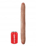 King Cock 16 Thick Double Dildo Tan " - iVenuss
