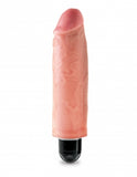 King Cock 6 Vibrating Stiffy Beige " - iVenuss