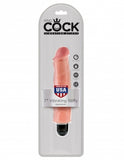 King Cock 7 Vibrating Stiffy Beige " - iVenuss