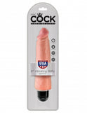 King Cock 8 Vibrating Stiffy Beige " - iVenuss