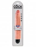 King Cock 10 Vibrating Stiffy Beige " - iVenuss