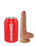 King Cock 6 Cock W-balls Tan " - iVenuss