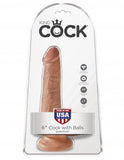 King Cock 6 Cock W-balls Tan " - iVenuss