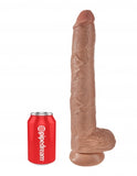 King Cock 14 Cock W-balls Tan " - iVenuss