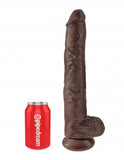 King Cock 14 Cock W-balls Brown " - iVenuss