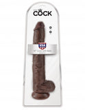 King Cock 14 Cock W-balls Brown " - iVenuss