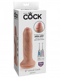King Cock 6 Uncut Beige Dildo " - iVenuss