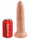 King Cock 9 Uncut Beige Dildo " - iVenuss
