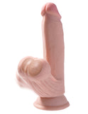 King Cock Triple Density Plus 7in Cock W- Swinging Balls
