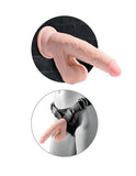 King Cock Triple Density Plus 9in Cock W- Swinging Balls