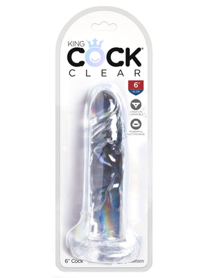 King Cock Clear 6 In Cock - iVenuss