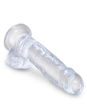 King Cock Clear 7 In Cock W- Balls - iVenuss