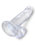 King Cock Clear 7 In Cock W- Balls - iVenuss
