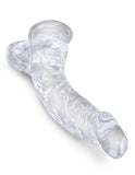 King Cock Clear 7.5 In Cock W- Balls - iVenuss
