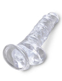 King Cock Clear 8 In Cock W- Balls - iVenuss