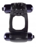 Fantasy C Ringz Duo Vibrating Super Ring Black - iVenuss