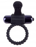 Fantasy C Ringz Vibrating Silicone Super Ring Black - iVenuss