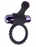 Fantasy C Ringz Vibrating Silicone Super Ring Black - iVenuss