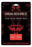 Oral Sex Dice Lick-suck-blow-kiss