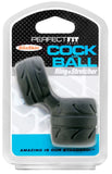 Perfect Fit Siliskin Cock & Ball Black - iVenuss