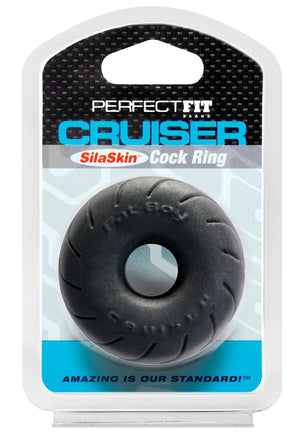 Perfect Fit Siliskin Cruiser Ring 2.5 Black " - iVenuss