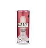 Perfect Fit Fat Boy Micro Ribbed Sheath 5.5in Clear - iVenuss