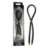 C-ring Lasso Gold Crown Bead Silicone Black - iVenuss
