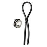 C-ring Lasso Black Gems Bead Silicone Black - iVenuss