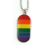 Gaysentials Rainbow I.d. Tag Necklace