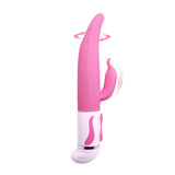 Pretty Love Antoine Rabbit Vibrator Silicone Pink - iVenuss