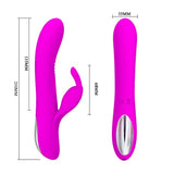 Pretty Love Dylan Rabbit Vibrator Silicone - iVenuss