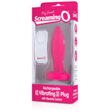 My Secret Remote Vibrating Plug Pink - iVenuss