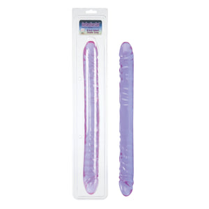 Reflective Gel Veined Double Dong 17.5in - iVenuss