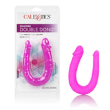Silicone Double Dong Purple Ac-dc