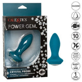 Power Gem Vibrating Petite Crystal Probe- Blue - iVenuss