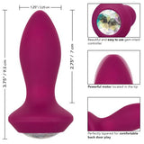 Power Gem Vibrating Petite Crystal Probe- Purple - iVenuss