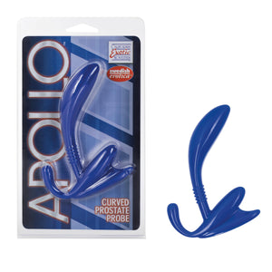 Apollo Curved Prostate Probe Blue - iVenuss