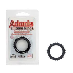 Adonis Silicone Ring Atlas Black - iVenuss