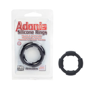 Adonis Silicone Ring Hercules Black - iVenuss