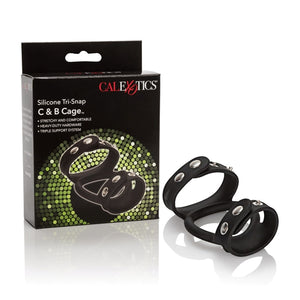 Tri Snap Cock & Ball Cage Silicone - iVenuss