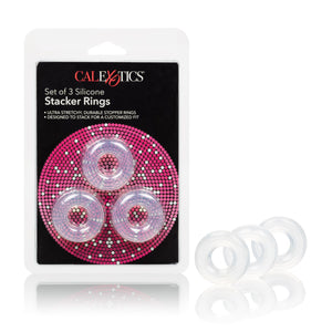 Set Of 3 Silicone Stacker Rings - iVenuss