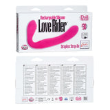 Rechargeable Love Rider Strap On Pink - iVenuss