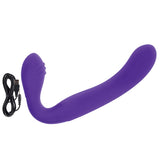 Rechargeable Love Rider Strap On Purple - iVenuss