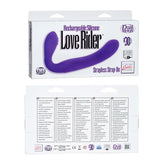 Rechargeable Love Rider Strap On Purple - iVenuss