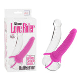 Love Riders Dual Penetrator Silicone Pink - iVenuss